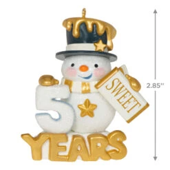 Hallmark 50 Sweet Years Special Edition Ornament -Home Decoration Sale 50 Sweet Years Snowman Keepsake Ornament 1799QGO2509 03