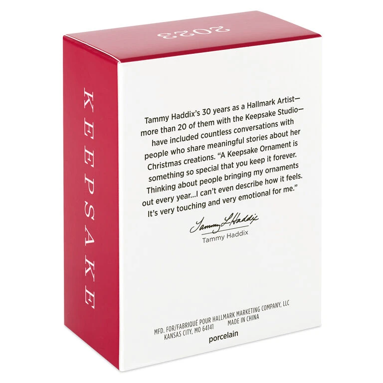 Hallmark A Heart Remembered 2023 Porcelain Ornament 5 Hallmark A Heart Remembered 2023 Porcelain Ornament - Image 5