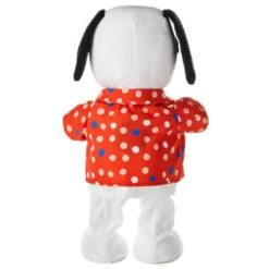 Hallmark Peanuts® Sunshine Vibe Snoopy Musical Plush With Motion, 13.5" 5 Hallmark Peanuts® Sunshine Vibe Snoopy Musical Plush With Motion, 13.5" -Home Decoration Sale Animated Snoopy Stuffed Animal in Polka Dot Shirt 1PAJ3530 03