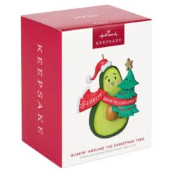 Hallmark Guacin' Around The Christmas Tree Ornament With Sound -Home Decoration Sale Avocado and Christmas Tree Keepsake Ornament 2199QGO2839 04