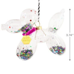 Signature Balloon Dog Premium Glass Hallmark Ornament 6 Signature Balloon Dog Premium Glass Hallmark Ornament -Home Decoration Sale Balloon Animal Dog Premium Glass Christmas Ornament 1HDL2168 03