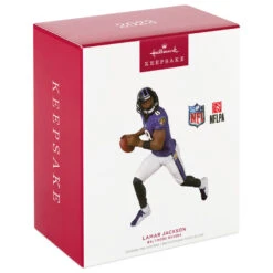 Hallmark NFL Baltimore Ravens Lamar Jackson Ornament -Home Decoration Sale Baltimore Ravens Lamar Jackson Keepsake Ornament 2299QXI7167 04