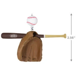 Hallmark Baseball Star 2023 Ornament -Home Decoration Sale Baseball Bat Glove and Ball Keepsake Ornament 1399QGO2697 03