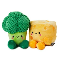 Hallmark Better Together Broccoli And Cheese Magnetic Plush, 5.75"