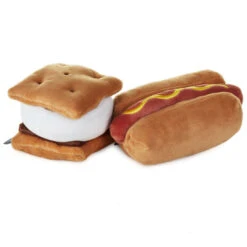 Home Decoration Sale -Home Decoration Sale Better Together Hot Dog and SMore Magnetic Plush 1KID1648 02