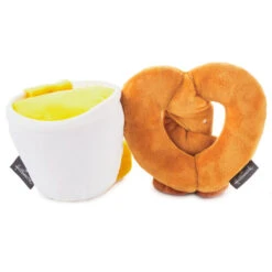 Hallmark Better Together Pretzel And Cheese Dip Magnetic Plush, 5" -Home Decoration Sale Better Together Pretzel and Cheese Dip Magnetic Plush 1KID2093 03