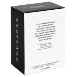 Hallmark Happy Halloween! Ornament -Home Decoration Sale Black Cat Pumpkin Diorama Keepsake Ornament 1799QFO5311 05