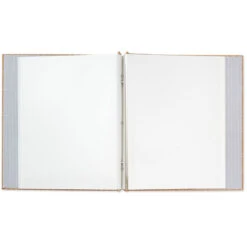 Hallmark Hexagons On Kraft Large Refillable Photo Album -Home Decoration Sale Brown Kraft Paper Geometric Refillable Photo Album 1EDY3155 03