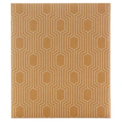 Hallmark Hexagons On Kraft Large Refillable Photo Album -Home Decoration Sale Brown Kraft Paper Geometric Refillable Photo Album 1EDY3155 05