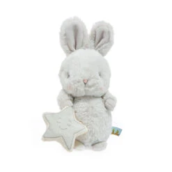 Bunnies By The Bay Sweet Bloom Bunny Stuffed Animal With Toy Sun, 9" -Home Decoration Sale Bunnies by the Bay Gray Bunny Stuffed Animal With Toy Sun 104327 03