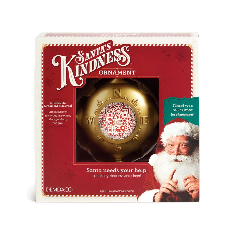 Demdaco Santa's Kindness Ornament And Journal, Set Of 2 2 Demdaco Santa's Kindness Ornament And Journal, Set Of 2 - Image 2