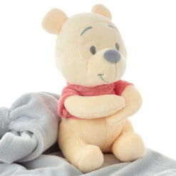 Hallmark Disney Baby Winnie The Pooh Plush And Lovey Blanket -Home Decoration Sale Disney Baby Winnie the Pooh Plush and Lovey Blanket Set 1BBY4826 04