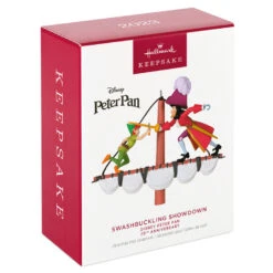 Hallmark Disney Peter Pan 70th Anniversary Swashbuckling Showdown Ornament -Home Decoration Sale Disney Peter Pan and Hook Keepsake Ornament 2499QXD6617 04