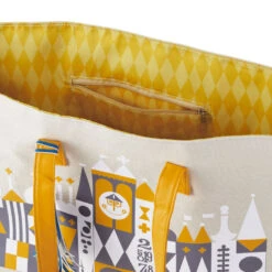 Hallmark Walt Disney World 50th Anniversary "it's A Small World" Canvas Tote Bag -Home Decoration Sale Disney World its a small world Ride Tote Bag 1DYG2075 03