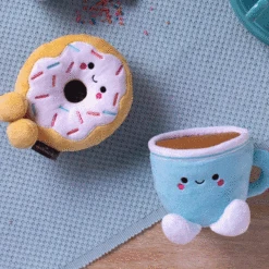 Home Decoration Sale -Home Decoration Sale Donut and Coffee Magnetic Plush 1KID2092 02