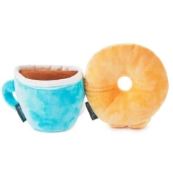 Hallmark Better Together Donut And Coffee Magnetic Plush, 5" -Home Decoration Sale Donut and Coffee Magnetic Plush 1KID2092 03