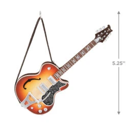 Hallmark Lookin' Out My Back Door Guitar Musical Ornament -Home Decoration Sale Electric Guitar Keepsake Ornament 2099QGO2629 03