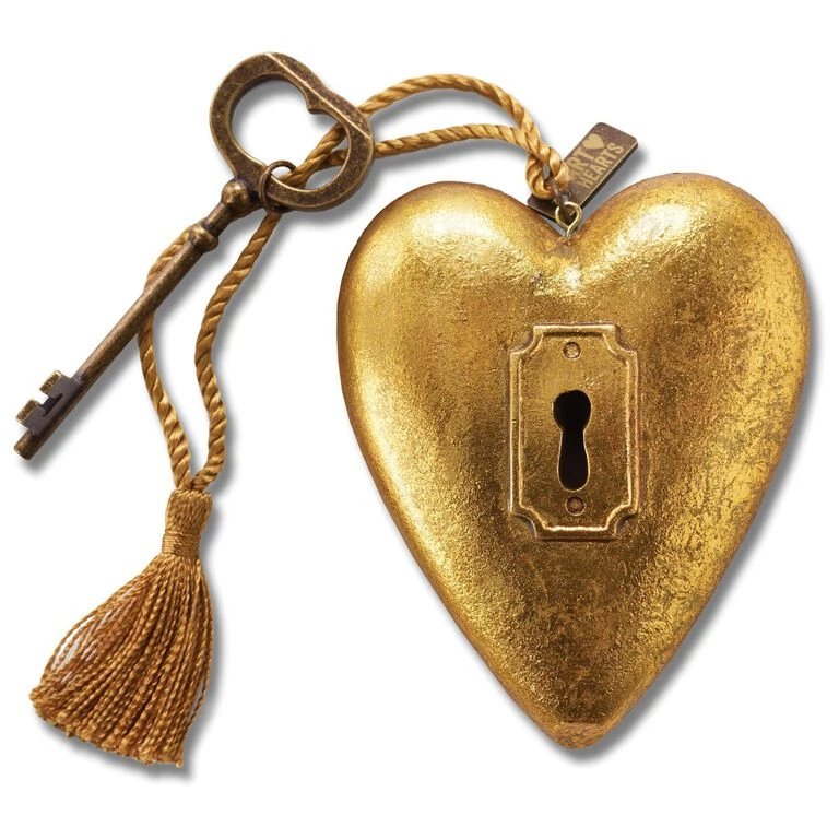 You Are My Sunshine Art Heart Sculpture, 4" 3 You Are My Sunshine Art Heart Sculpture, 4" - Image 3