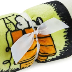 Hallmark Peanuts® Franken-Snoopy Comic Blanket, 50x60 -Home Decoration Sale Frankenstein Snoopy Comic Strip Blanket 1HGN1516 04