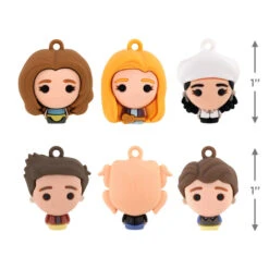 Mini Friends Shatterproof Hallmark Ornaments, Set Of 6 7 Mini Friends Shatterproof Hallmark Ornaments, Set Of 6 -Home Decoration Sale Friends Miniature Christmas Ornaments Set of 6 2HCM9229 03