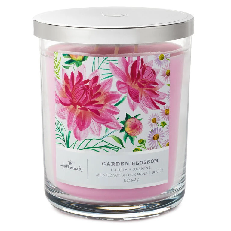 Hallmark Garden Blossom 3-Wick Jar Candle, 16 Oz. 1 Hallmark Garden Blossom 3-Wick Jar Candle, 16 Oz.