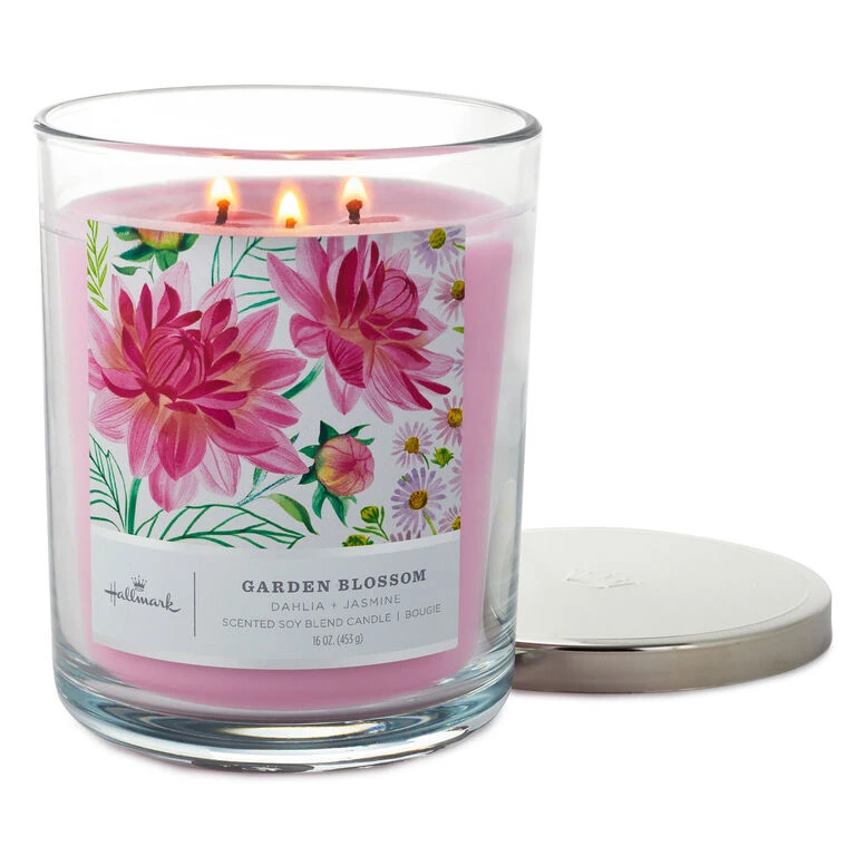 Hallmark Garden Blossom 3-Wick Jar Candle, 16 Oz. 2 Hallmark Garden Blossom 3-Wick Jar Candle, 16 Oz. - Image 2