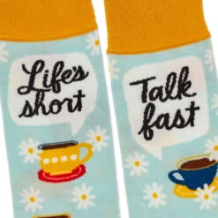 Hallmark Gilmore Girls Life's Short, Talk Fast Crew Socks -Home Decoration Sale Gilmore Girls Lifes Short Talk Fast Crew Socks 1PCL1011 03