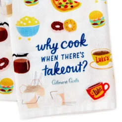 Hallmark Gilmore Girls Why Cook Tea Towel -Home Decoration Sale Gilmore Girls Why Cook Kitchen Towel 1PCL1009 03
