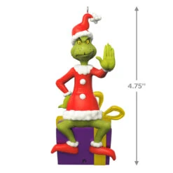 Hallmark Dr. Seuss's How The Grinch Stole Christmas!™ Grinch Peekbuster Ornament With Motion-Activated Sound -Home Decoration Sale Grinch Peekbuster Keepsake Ornament 2699QXI7067 03
