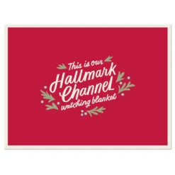Hallmark Channel Red Oversized Blanket, 60x80 -Home Decoration Sale Hallmark Channel FamilySized Blanket 1XKT3505 04