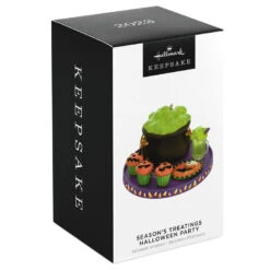 Hallmark Season's Treatings Halloween Party 2023 Ornament -Home Decoration Sale Halloween Treats Tray Keepsake Ornament 1799QFO5337 04