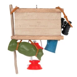 Hallmark Happy Camper Ornament -Home Decoration Sale Happy Camper Sign and Gear Keepsake Ornament 1899QGO2917 06
