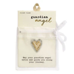 Demdaco Guardian Angel Heart Token -Home Decoration Sale Heart Pocket Token 1008100033 03
