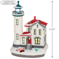 Hallmark Holiday Lighthouse 2023 Ornament With Light 8 Hallmark Holiday Lighthouse 2023 Ornament With Light -Home Decoration Sale Holiday Lighthouse Keepsake Ornament 2799QXR8237 03