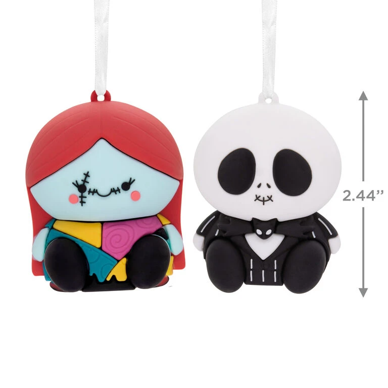 Better Together Disney Tim Burton's The Nightmare Before Christmas Jack And Sally Magnetic Hallmark Ornaments, Set Of 2 3 Better Together Disney Tim Burton's The Nightmare Before Christmas Jack And Sally Magnetic Hallmark Ornaments, Set Of 2 - Image 3