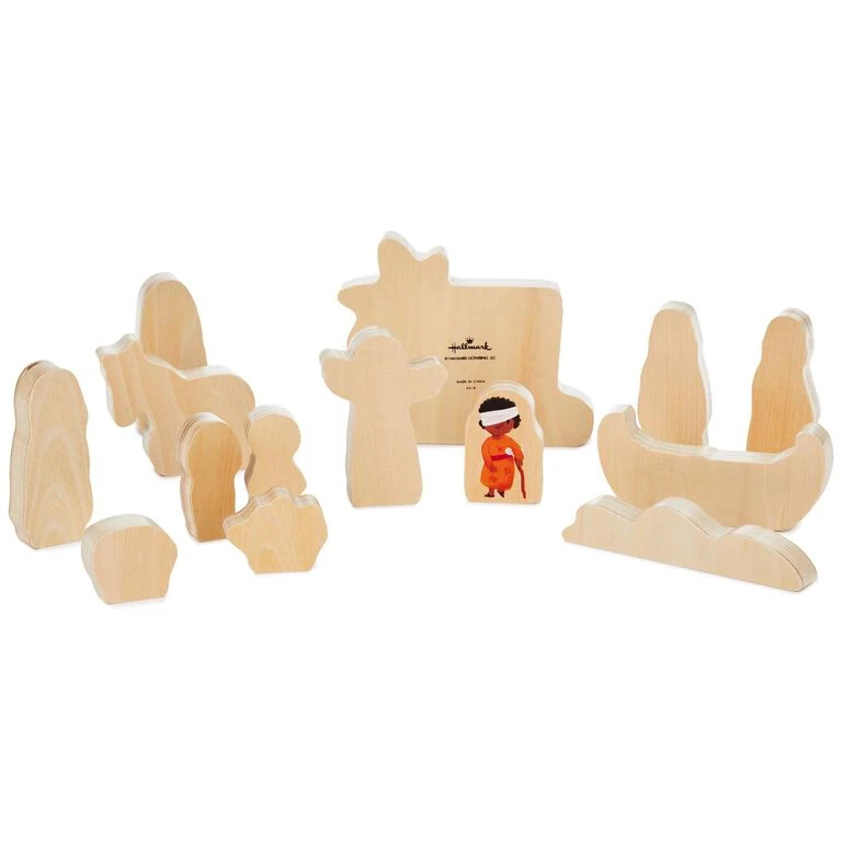 Hallmark Jesus And Friends Wood Play Set, 14 Pieces 2 Hallmark Jesus And Friends Wood Play Set, 14 Pieces - Image 2