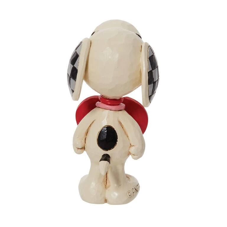 Enesco Jim Shore Peanuts Snoopy Wearing Heart Sign Mini Figurine, 3" 2 Enesco Jim Shore Peanuts Snoopy Wearing Heart Sign Mini Figurine, 3" - Image 2