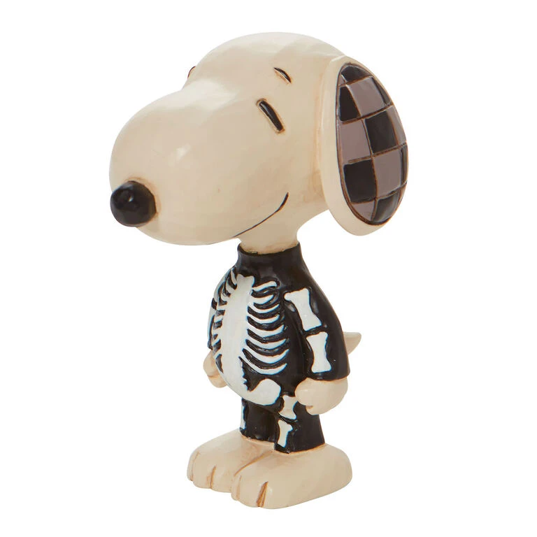 Enesco Jim Shore Peanuts Snoopy Skeleton Mini Figurine, 3.2" 1 Enesco Jim Shore Peanuts Snoopy Skeleton Mini Figurine, 3.2"