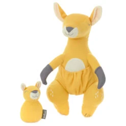 Hallmark Kangaroo And Baby Joey Stuffed Animal And Rattle Set -Home Decoration Sale Kangaroo and Baby Joey Plush and Rattle Set 1BBY4819 03