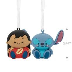 Better Together Disney Lilo & Stitch Magnetic Hallmark Ornaments, Set Of 2 7 Better Together Disney Lilo & Stitch Magnetic Hallmark Ornaments, Set Of 2 -Home Decoration Sale Lilo and Stitch Christmas Ornaments 3HCM2403 03