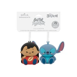 Better Together Disney Lilo & Stitch Magnetic Hallmark Ornaments, Set Of 2 8 Better Together Disney Lilo & Stitch Magnetic Hallmark Ornaments, Set Of 2 -Home Decoration Sale Lilo and Stitch Christmas Ornaments 3HCM2403 04