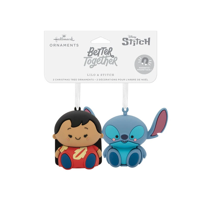 Better Together Disney Lilo & Stitch Magnetic Hallmark Ornaments, Set Of 2 4 Better Together Disney Lilo & Stitch Magnetic Hallmark Ornaments, Set Of 2 - Image 4