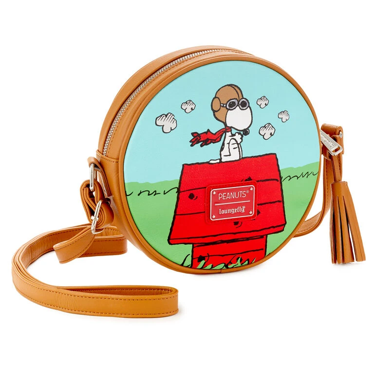 Loungefly Peanuts Snoopy Vs. The Red Baron Crossbody Bag 1 Loungefly Peanuts Snoopy Vs. The Red Baron Crossbody Bag