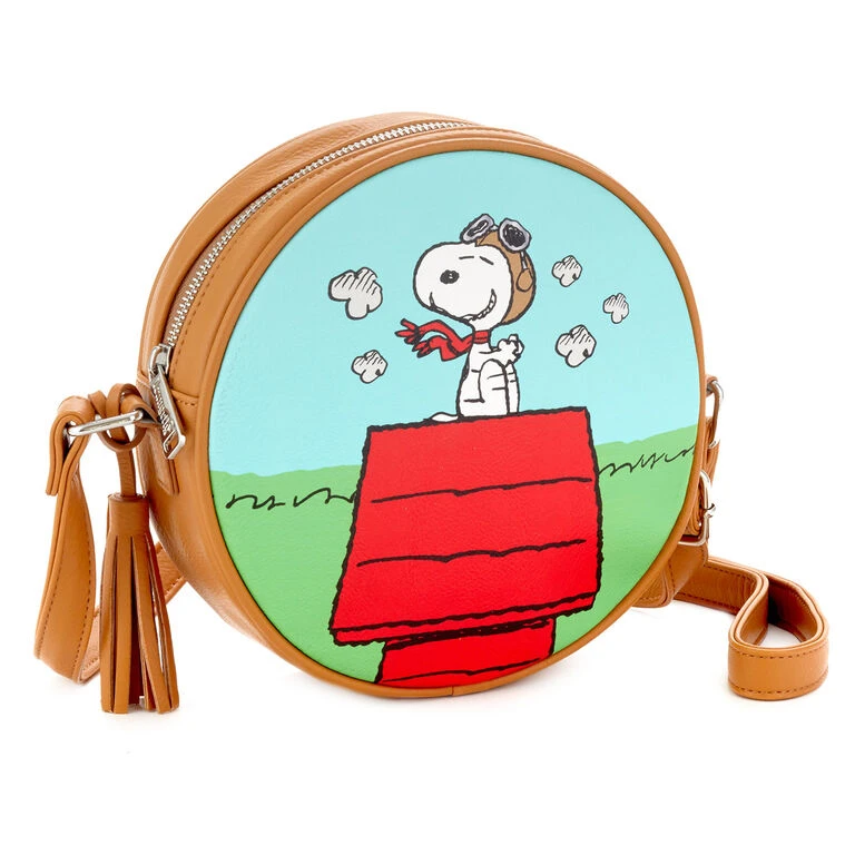 Loungefly Peanuts Snoopy Vs. The Red Baron Crossbody Bag 2 Loungefly Peanuts Snoopy Vs. The Red Baron Crossbody Bag - Image 2