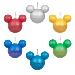 Hallmark Mini Disney Mickey Mouse Ornaments, Set Of 6 -Home Decoration Sale Mickey Ears Balls Keepsake Ornaments 1599QSB6217 06