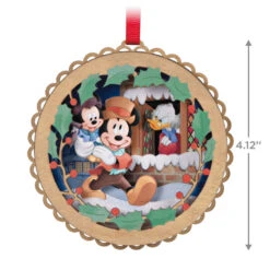 Hallmark Disney Mickey's Christmas Carol 40th Anniversary Papercraft Ornament -Home Decoration Sale Mickeys Christmas Carol Characters Keepsake Ornament 1999QXD6669 03