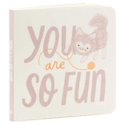 Hallmark MopTops Furry Cat Stuffed Animal With You Are So Fun Board Book -Home Decoration Sale MopTops Plush Cat Stuffed Animal Board Book 1KID1533 04