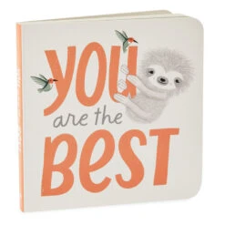 Hallmark MopTops Sloth Stuffed Animal With You Are The Best Board Book -Home Decoration Sale MopTops Plush Sloth Stuffed Animal and Board Book 1KID2083 04
