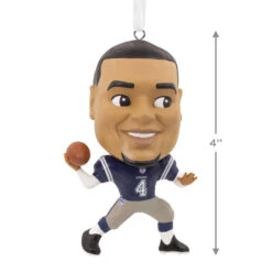 NFL Dallas Cowboys Dak Prescott Bouncing Buddy Hallmark Ornament -Home Decoration Sale NFL Dallas Cowboys Dak Prescott Bouncing Buddy Christmas Ornament 1OSL1563 03
