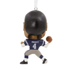 NFL Dallas Cowboys Dak Prescott Bouncing Buddy Hallmark Ornament -Home Decoration Sale NFL Dallas Cowboys Dak Prescott Bouncing Buddy Christmas Ornament 1OSL1563 05
